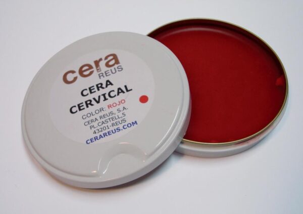 CERA CERVICAL ROJA TARRINA 50gr.