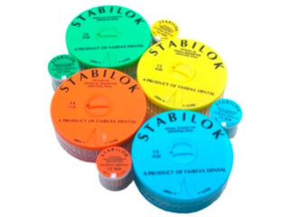 PINS STABILOK TITANIO 0.6 AMARILLO 20u.