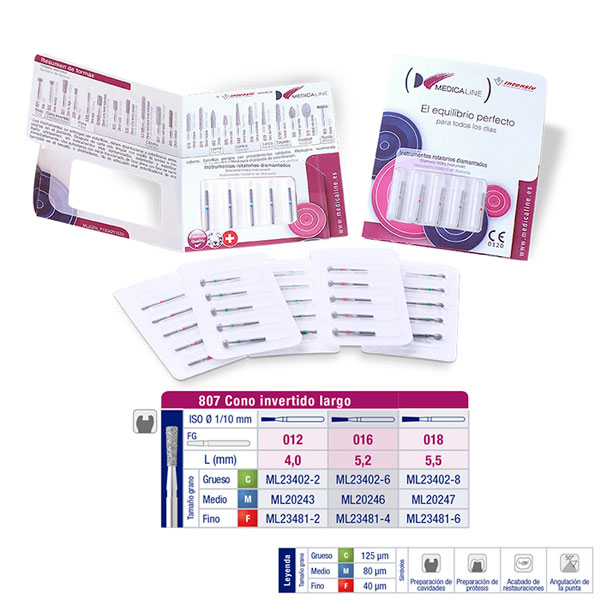 807M-018 FRESA FG DIAMANTE FIG 225 MEDIO 5 U.