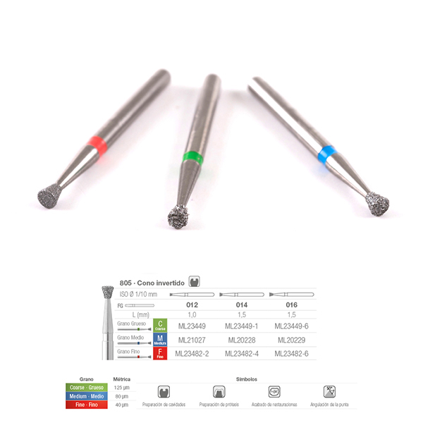 805C-012 FRESA FG DIAMANTE FIG 010 GRUESO 5 U.