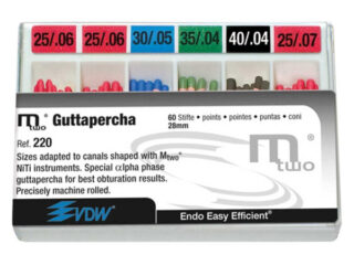 GUTAPERCHA MTWO CONICIDAD .04 Nº50 60u.