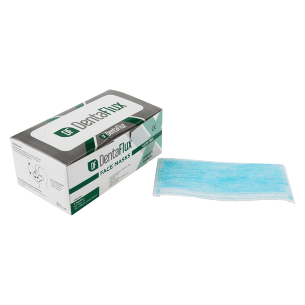 MASCARILLAS PLANAS C/GOMAS AZULES