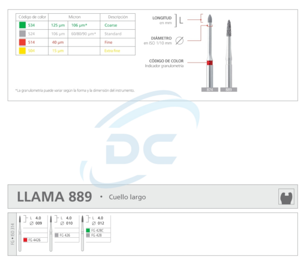 FG 426/6   889-010 FG DIAM. MEDIO 6U.