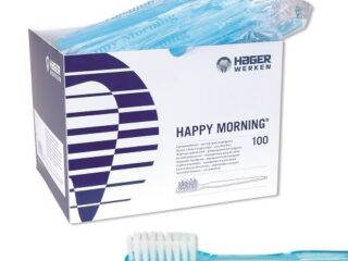 Cepillos Desechables con pasta Happy Morning 100 uds
