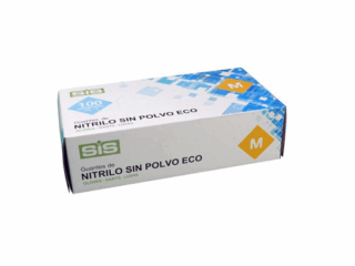 Guantes SIS Nitrilo Azul Eco 100 Uds