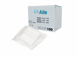 Gasas Algodón Estériles 7,5X6,5cm 250x5 Uds