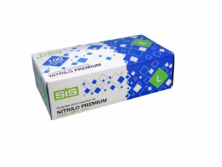 Guantes SIS Nitrilo Azul Premium 100 Uds