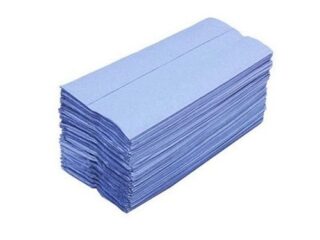 Toalla Azul 2 Capas Gofrada 21x35 cm.