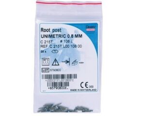 Unimetric Espigas Titanio 25 uds