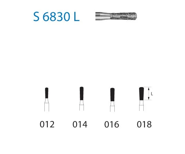 S6830L.314.014 KOMET DIAMOND PEAR TURBINE MILL ø 014 COARSE GRAIN S 5 units