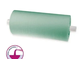 Baberos Pap/Plast. 51x63 cm. Verde 80 uds