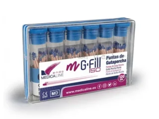 Guttapercha M-G-Fill Punta Color 120 uds