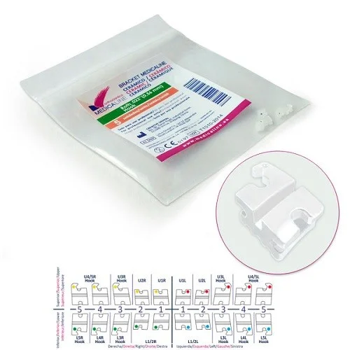 Brackets ML Cerámicos Rep. 5 uds